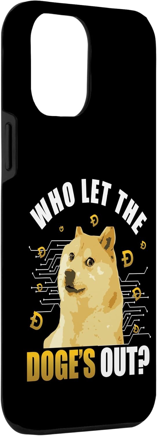 iPhone 13 Pro Max Quién dejó salir al Doge – Estuche de monedas Doge