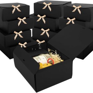 Paquete de 12 cajas de regalo con tapas, cajas de regalo con tapas a granel, caja de propuesta de dama de honor con cinta, cajas de regalo para Paquete de 12 cajas de regalo con tapas, cajas de regalo con tapas a granel, caja de propuesta de dama de honor con cinta, cajas de regalo para
