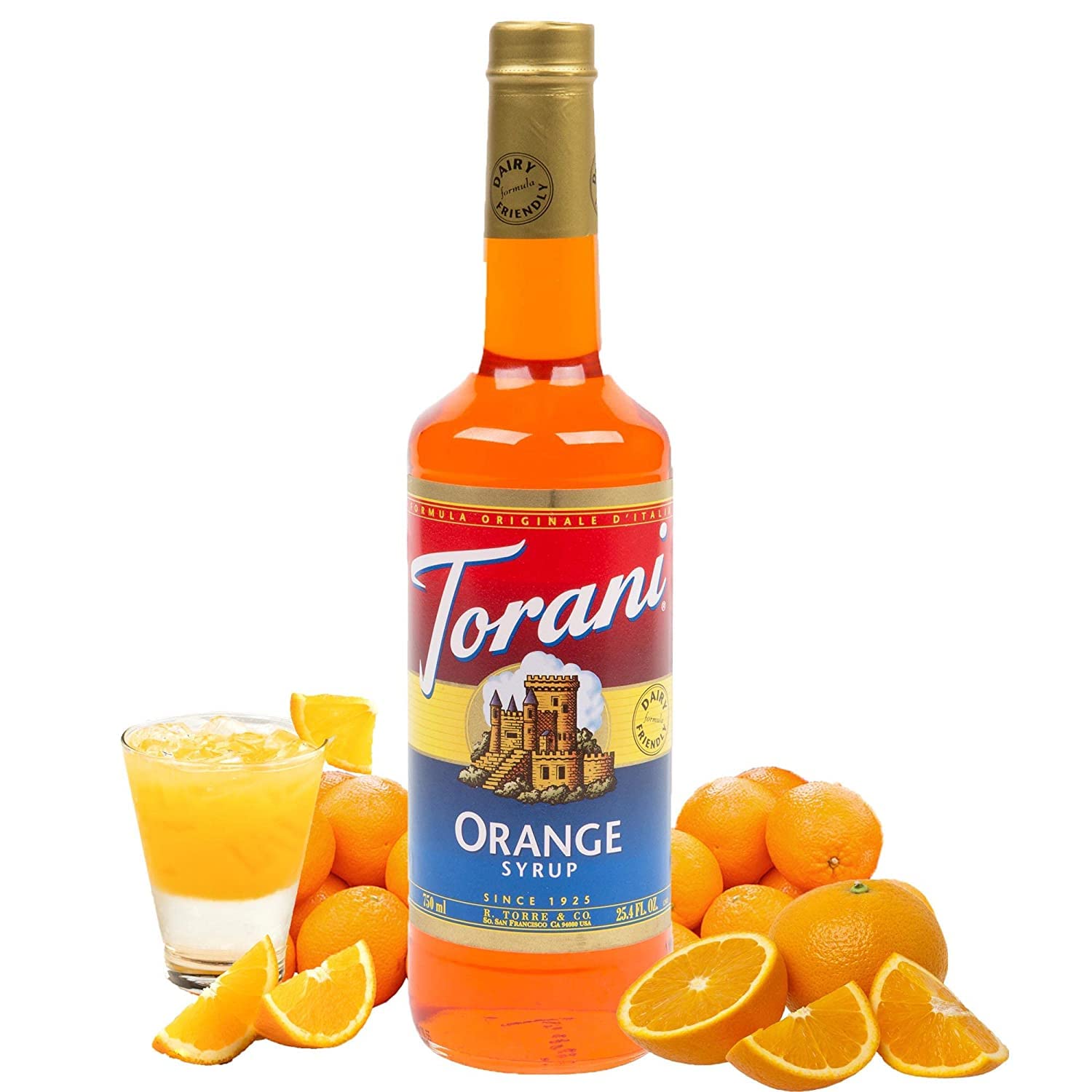 Torani Jarabe – Naranja – PET – 25.4 fl oz