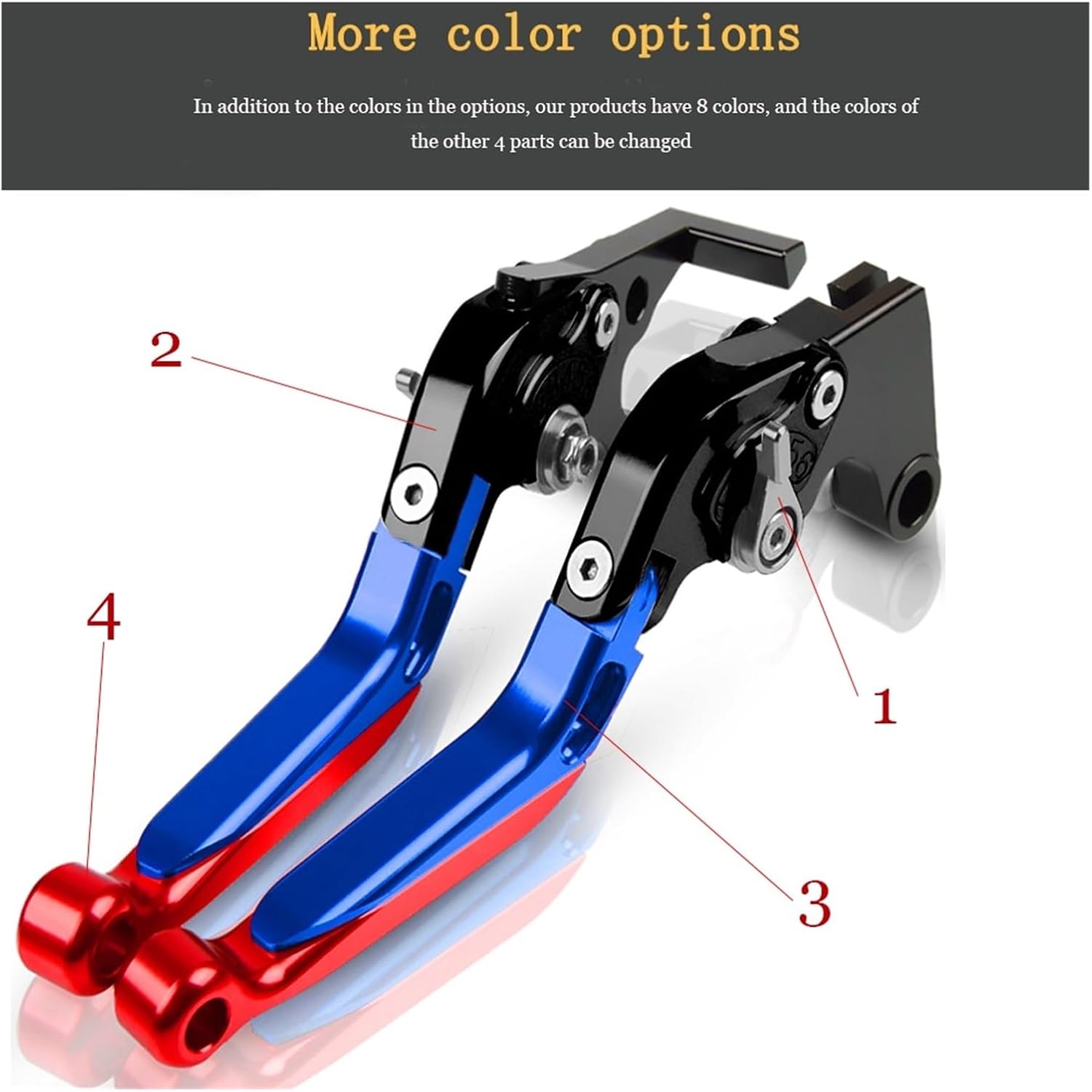 Motorbike Drum Brakes Motorcycle Folding Extendable Brake Clutch Levers for Kawasaki Versys 650 Cc Versys650 VERSYS650cc 2015-2020 Reservoir Levers