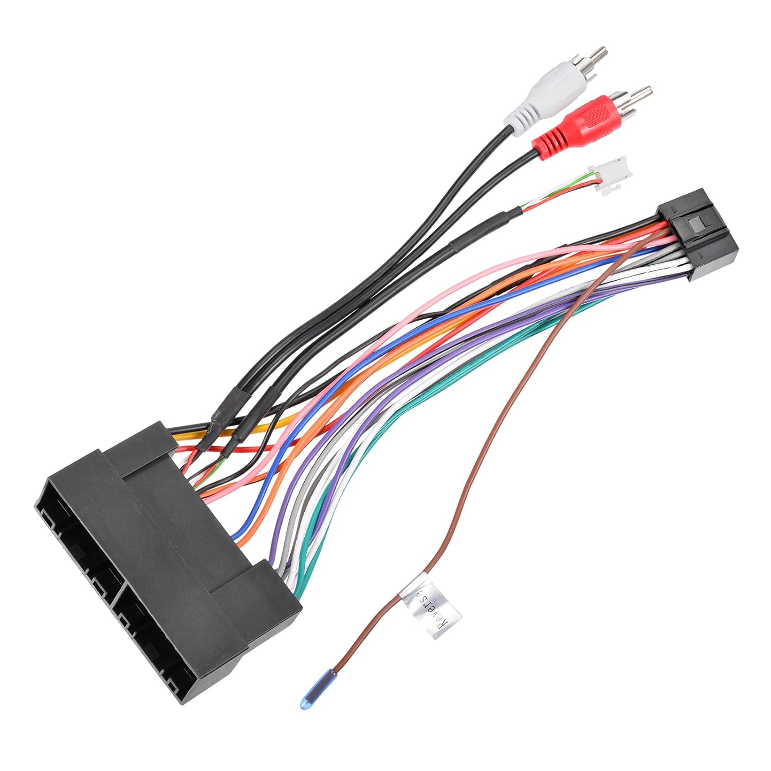 GODPEE Arnés de cableado de radio de coche 2RCA Adaptador de repuesto XE47 para vehículos Hyundai Kia 10-19 seleccionados