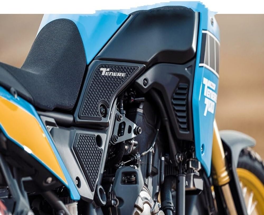Adhesivo adhesivo para tanque de combustible para Y&AMAHA Tenere 700 T700 XTZ 700 2019 2020 motocicleta antideslizante de goma lateral de