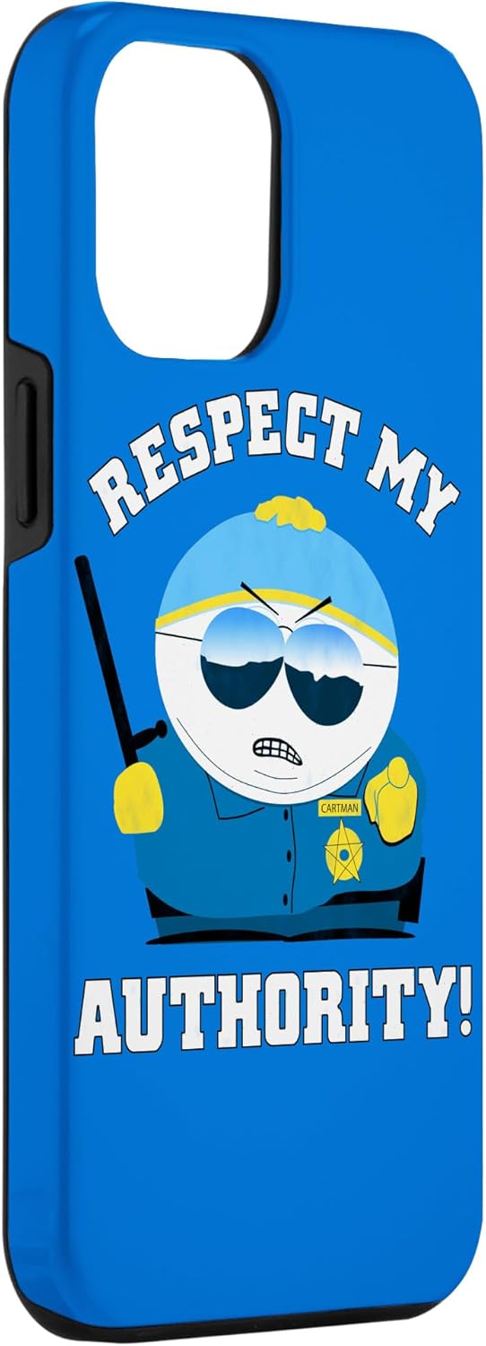 Funda para iPhone 13 Pro Max South Park Officer Cartman