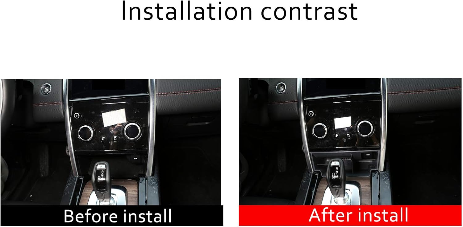 YIWANG plástico ABS para Land Rover Discovery Sport 2019 2020 consola central multifunción caja de almacenamiento teléfono bandeja accesorio