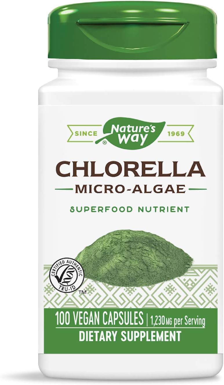 Nature’s Way Chlorella Micro-algae, 1,230 mg per serving, 100 VCaps