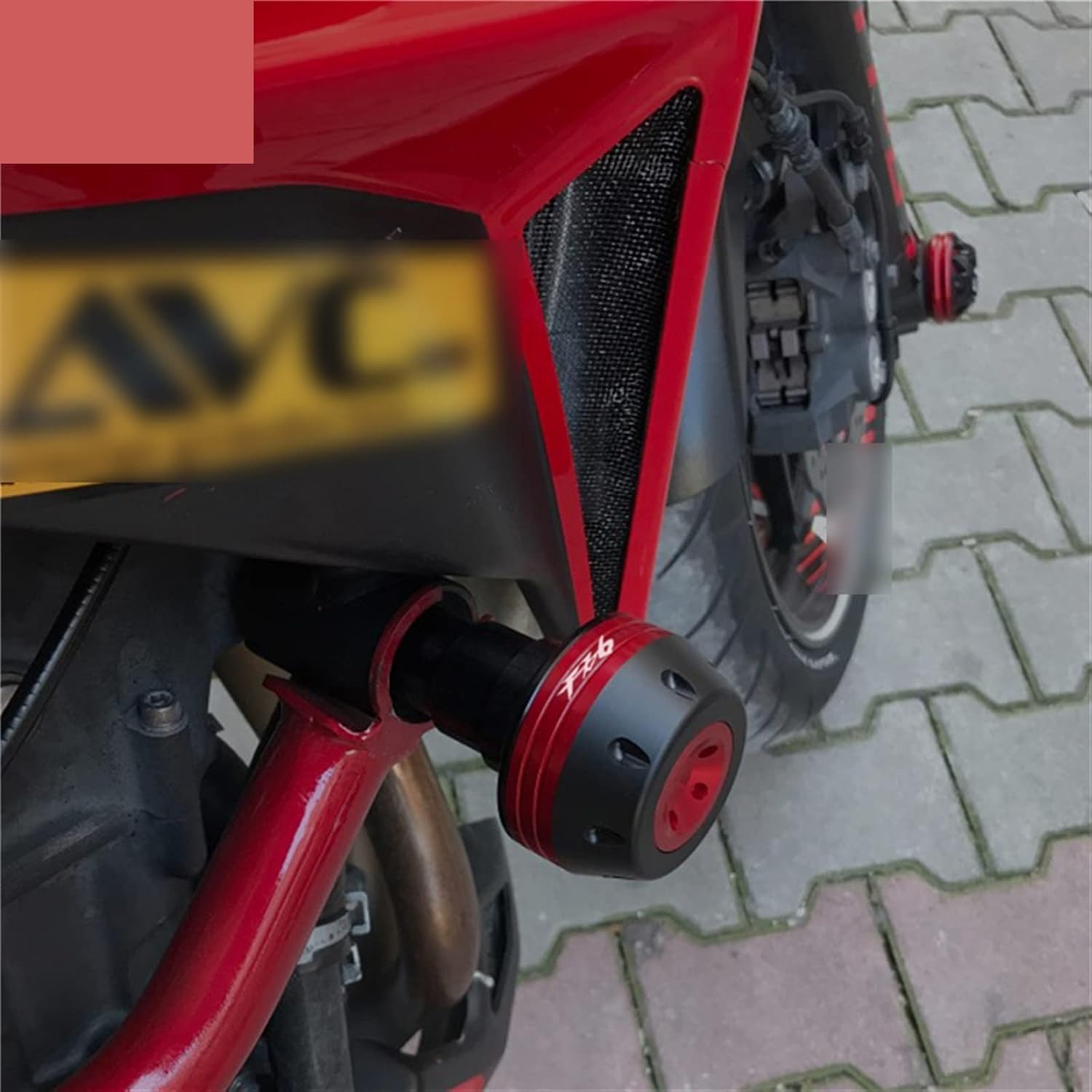 Para Yamaha FZ6 FAZER FZ 6 FZ6 motocicleta izquierda y derecha protección contra caídas marco deslizante protector de carenado protector anti choque