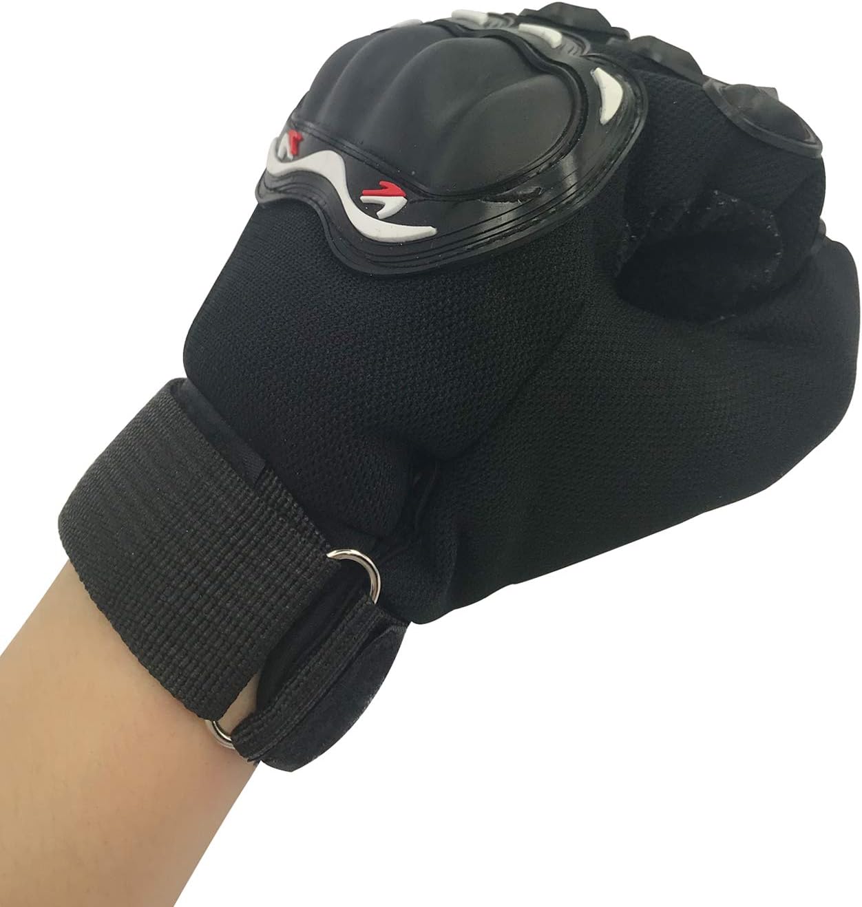 Longboard Slide Gloves Downhill Guantes de skate estándar con 2 juegos de discos deslizantes (rojo)