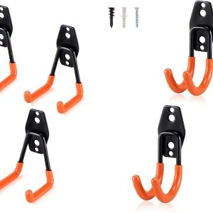 AOBEN Ganchos de garaje resistentes, ganchos de almacenamiento de garaje, ganchos de herramientas y ganchos combinables de montaje en pared para AOBEN Ganchos de garaje resistentes, ganchos de almacenamiento de garaje, ganchos de herramientas y ganchos combinables de montaje en pared para