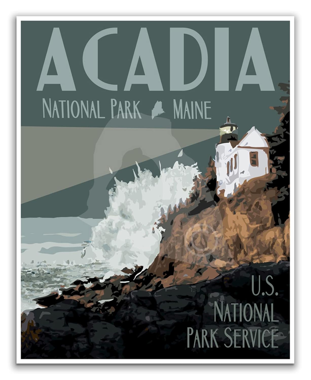 Acadia National Park Poster (Poster, 11×14)