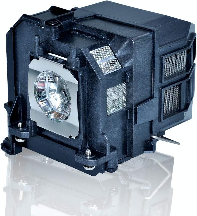 AWO Bombilla de repuesto con carcasa para EPSON ELPLP90  ELPLP91 EB-670, EB-675W, EB-675WI, EB-680WI, EB-680S, EB-685Wi, EB-685WS, EB-685WT,
