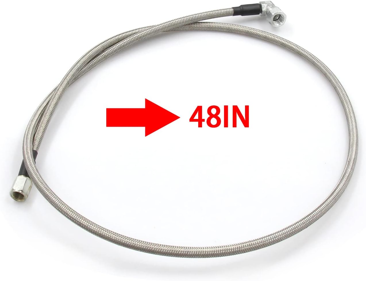 Línea de alimentación de aceite Turbo trenzada de acero inoxidable 4AN 48 “turbocompresor drenaje de aceite de retorno de línea de manguera y