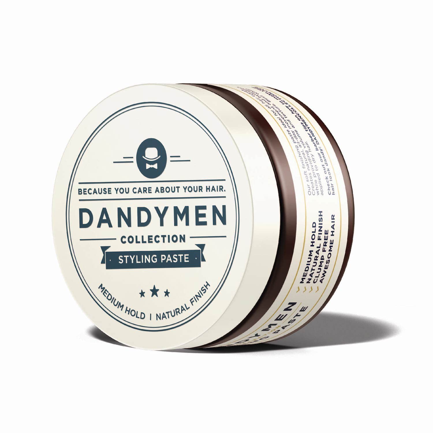 Dandymen – Pasta de peinado de retención media, 3.4 onzas