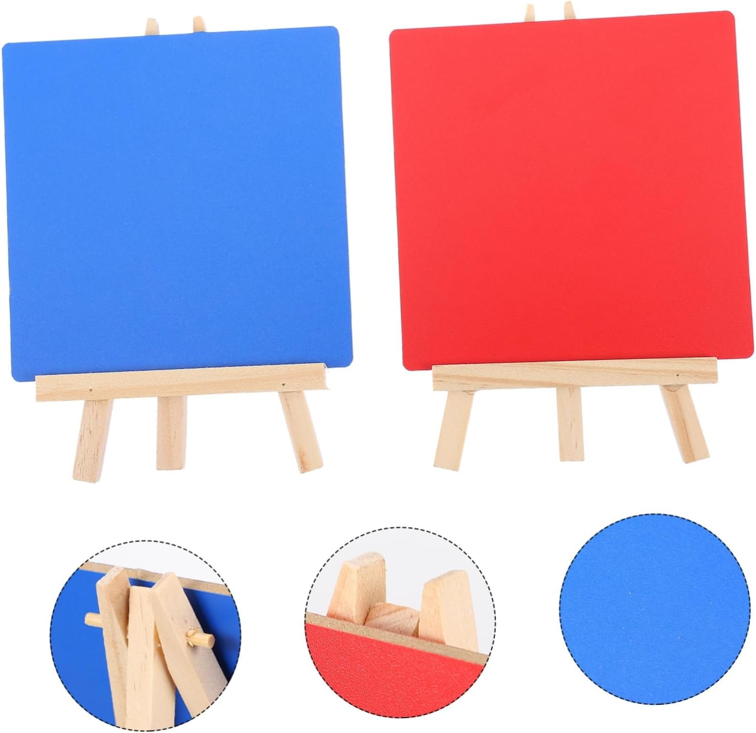 TEHAUX Pizarrones de color para niños, 2 piezas, pizarra, adornos de oficina, letrero de pizarra de tiza para alimentos, letreros de mesa con