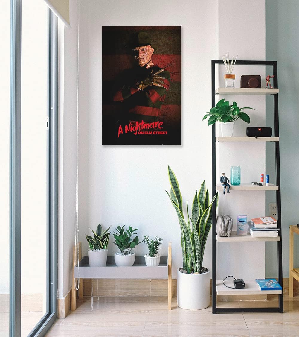 A Nightmare On Elm Street – Póster de película (Freddy Krueger) (tamaño 24″ x 36″)