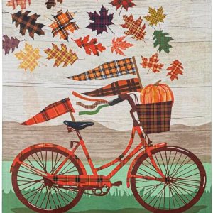 Evergreen Flag Bandera de jardÃn de gamuza para bicicleta de otoño, bandera de jardÃn de otoño de doble cara, 12.5 x 18 pulgadas, decoración de Evergreen Flag Bandera de jardÃn de gamuza para bicicleta de otoño, bandera de jardÃn de otoño de doble cara, 12.5 x 18 pulgadas, decoración de