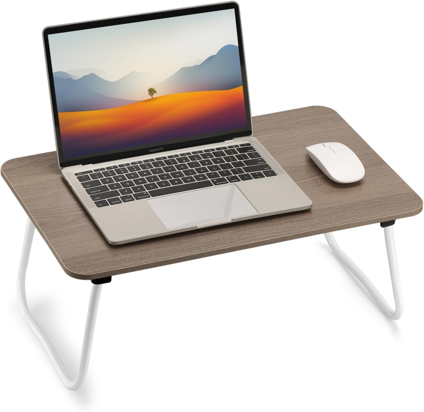 Escritorio plegable para laptop, mesa de cama portátil, mesa de desayuno ligera, soporte para laptop, mini mesa para trabajar, escribir, dibujar,