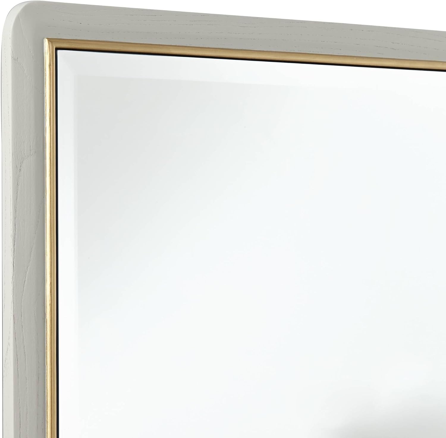 Noble Park Rodgers – Espejo de pared rectangular dorado beige mate de 28 x 42 pulgadas
