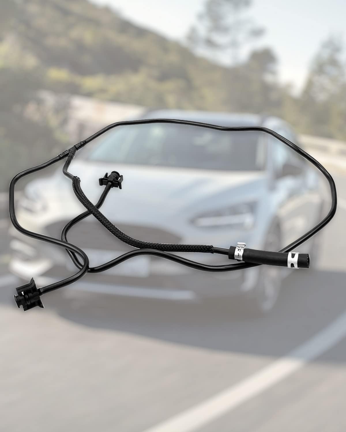 Manguera de depósito de radiador apta para Ford Focus 2012-2018 con motor no turbo de 2.0L, reemplaza BV618K012KF CV6Z-8K012-K