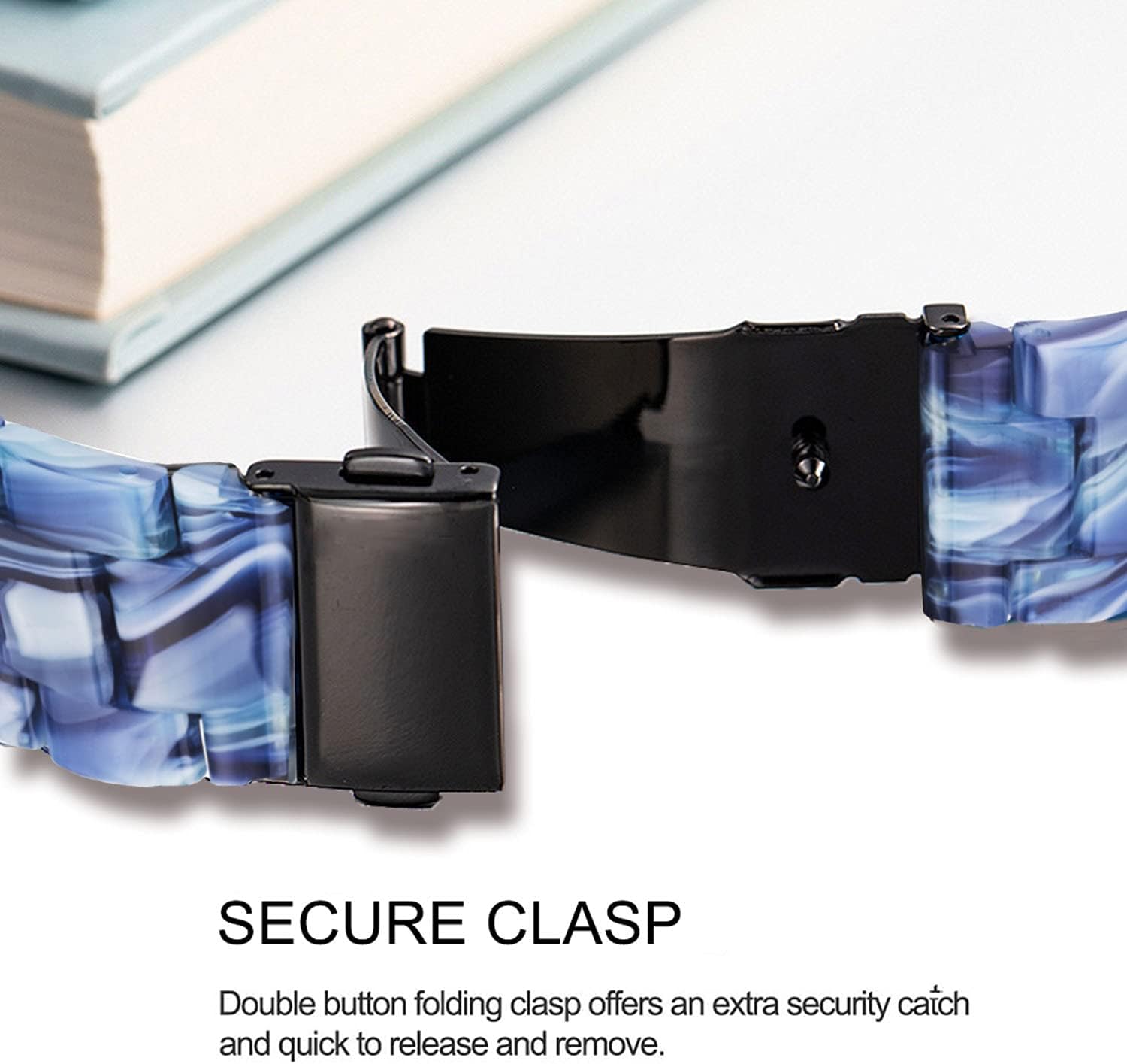 Correas compatibles con Galaxy Watch de 1.81 pulgadas  Galaxy 3 de 1.772 pulgadas (1.772 in), 0.86 pulgadas (0.866 in), correa de resina colorida de