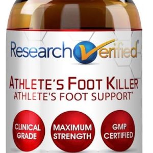 Research Verified Athlete’s Foot Killer – Alivio de pie de atleta superior – 25% ácido undecilénico y aceite de árbol de té. Reduce la duración, Research Verified Athlete’s Foot Killer – Alivio de pie de atleta superior – 25% ácido undecilénico y aceite de árbol de té. Reduce la duración,