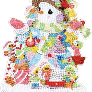 Orgone Kits de pintura de diamantes 5D para Navidad, muñeco de nieve de Navidad, adorno de mesa, bordado de diamantes de imitación, pintura de mesa, Orgone Kits de pintura de diamantes 5D para Navidad, muñeco de nieve de Navidad, adorno de mesa, bordado de diamantes de imitación, pintura de mesa,