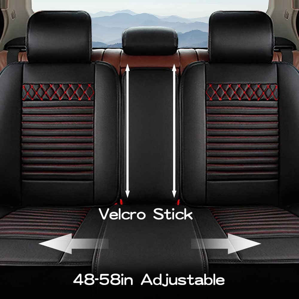 5 fundas de asiento de automóvil para Cadillac Escalade 2001-2025, cubierta interior delantera y trasera, protectores de asiento divididos