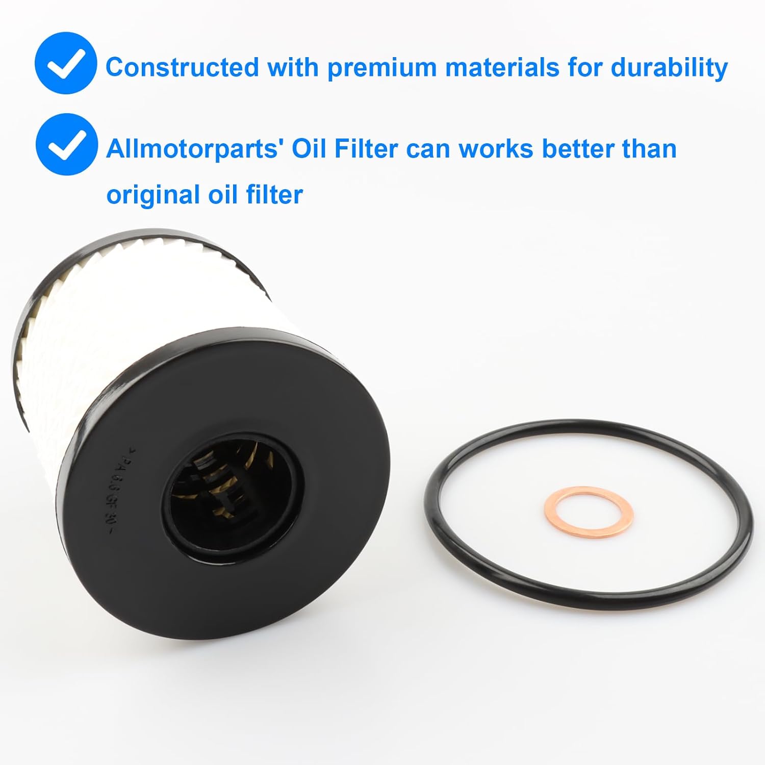 Filtro de aceite, repuesto 11427622446 compatible con Mini Cooper y Mini Cooper S – Mini Cooper 2007-2015, Mini Cooper Countryman 2011-2016, Mini