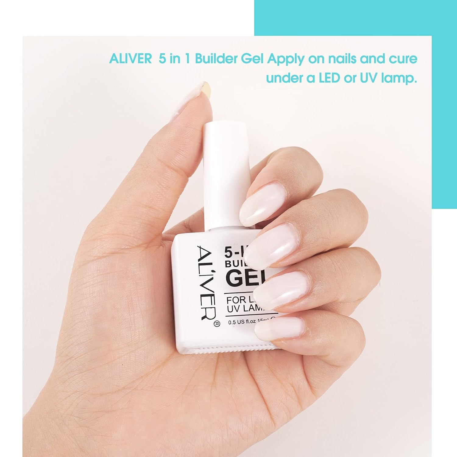 Gel constructor 5 en 1, gel fortalecedor de base, gel constructor de geles de uñas, gel de esmalte de uñas UVLED para extensión de uñas, gel