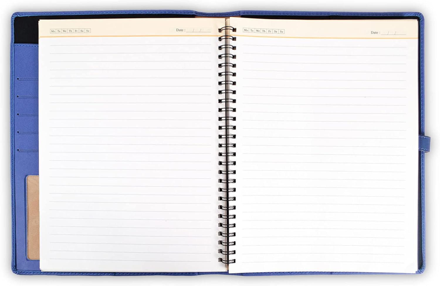 Agenda de oficina de lujo para hombres y mujeres, 288 páginas, planificador de papel grueso de 3.17 ozm, diario de escritura de cuero vegano, diario
