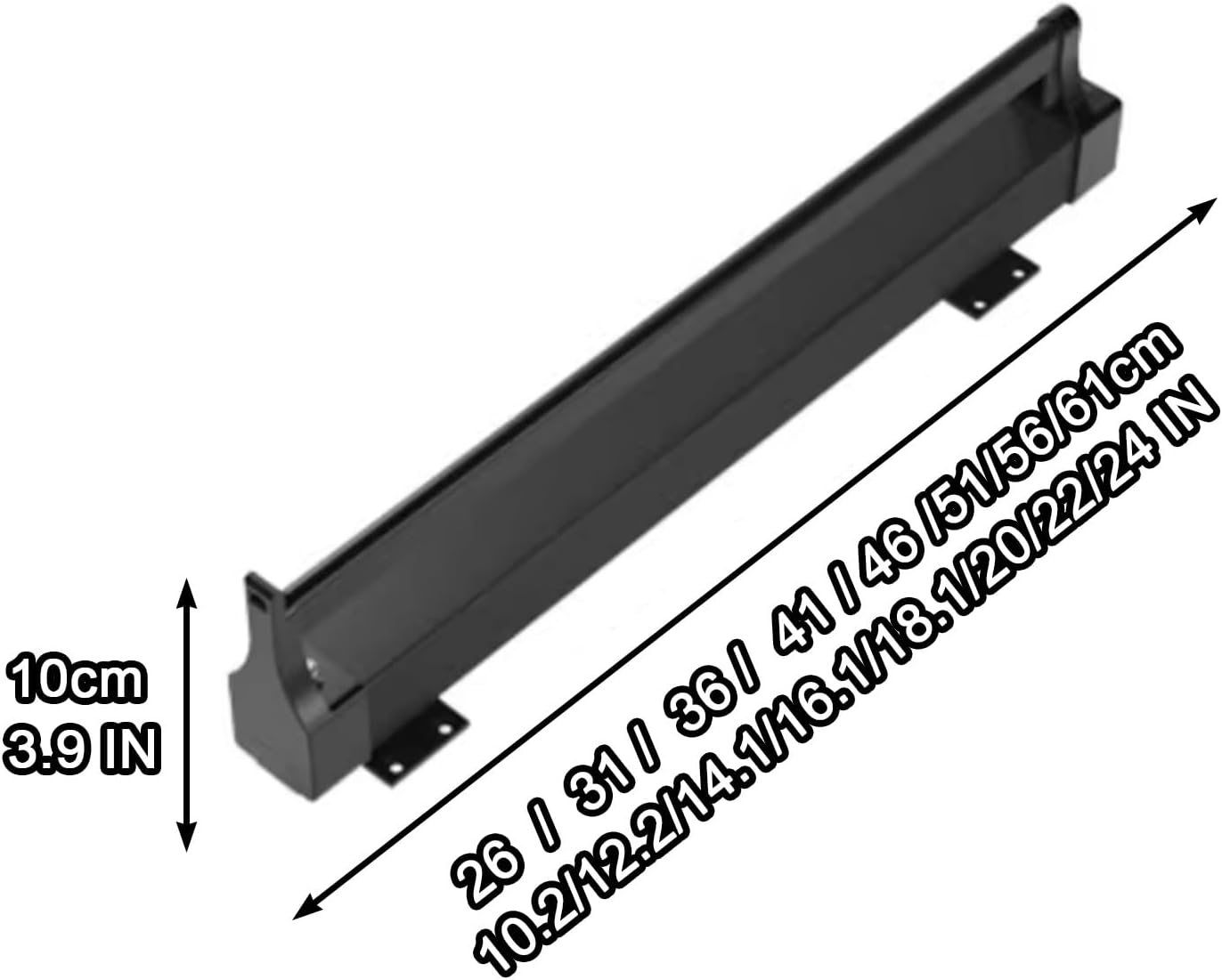 Barra de valet deslizante retráctil, Rodamiento de 55.1 lbs Barra de armario extraíble, Estante de pantalones organizador de aleación de aluminio,