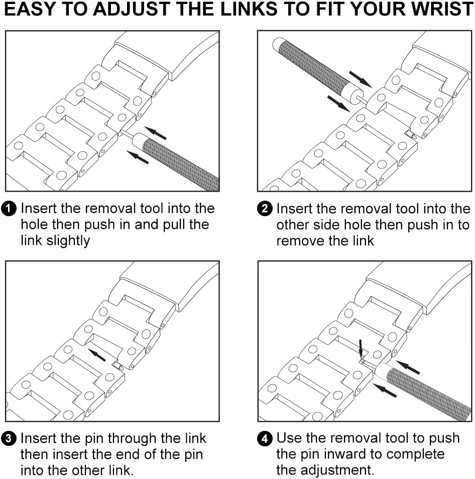 amBand – Funda resistente de acero inoxidable contra golpes compatible con Apple Watch Series 76SE54 de 1.57 pulgadas, 1.65 pulgadas, Moving
