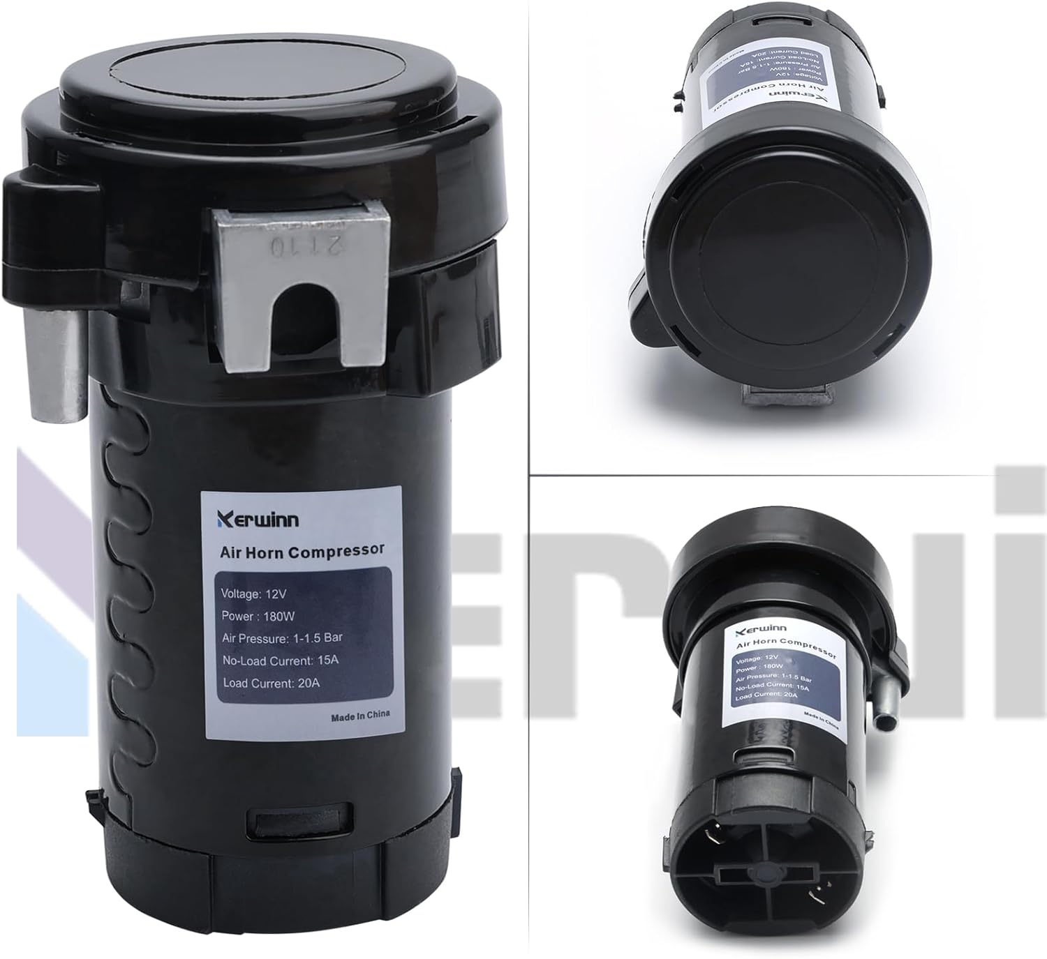 Compresor de aire de 12 V, compresor de bocina de aire de 150 db, bomba de aire para bocina de trompeta, repuesto de bocina de aire, kit de