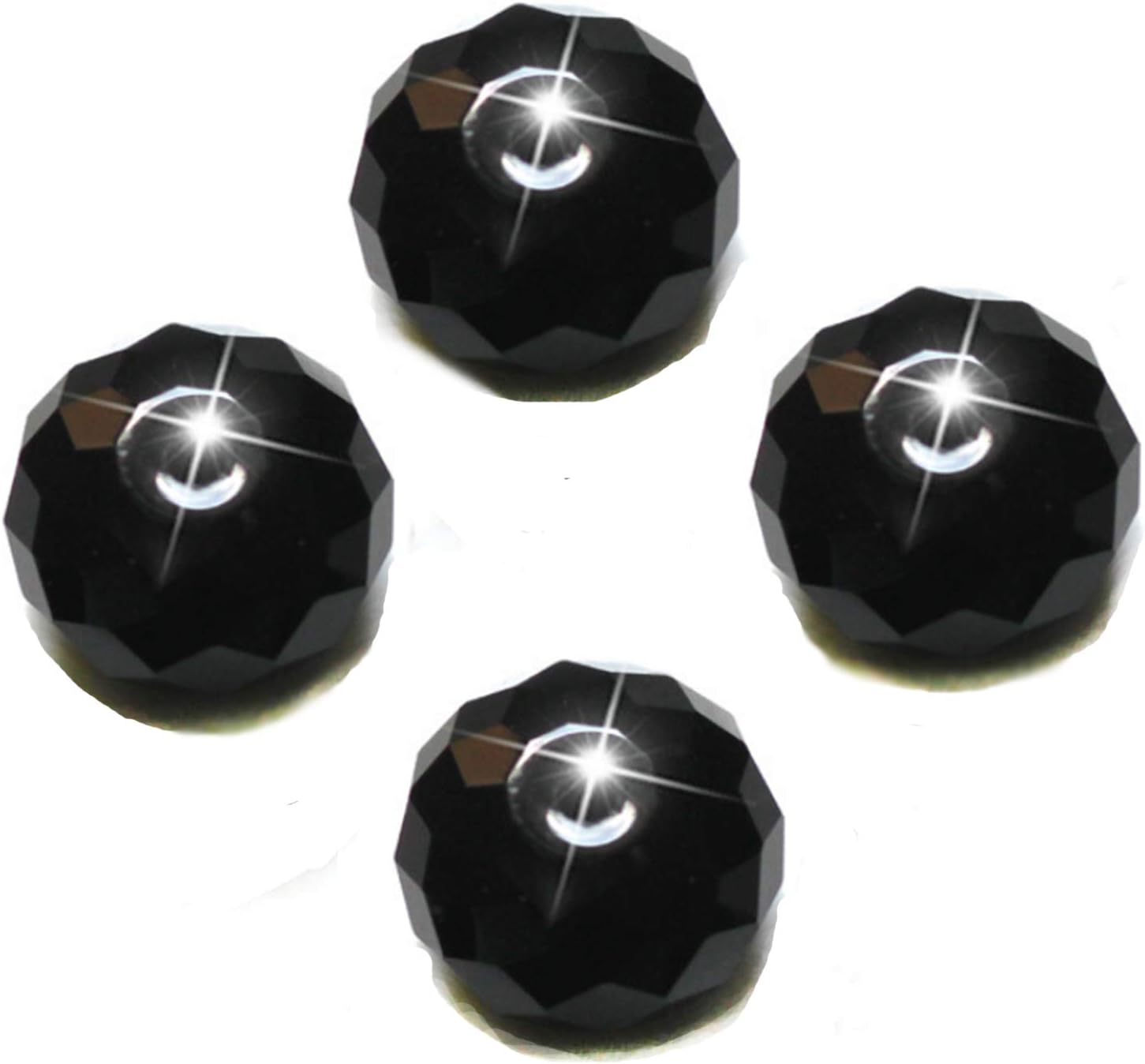265 cuentas de cristal de 0.315 pulgadas, cuentas de vidrio para la fabricación de joyas, cuentas de Briolette, cuentas de cristal facetadas de