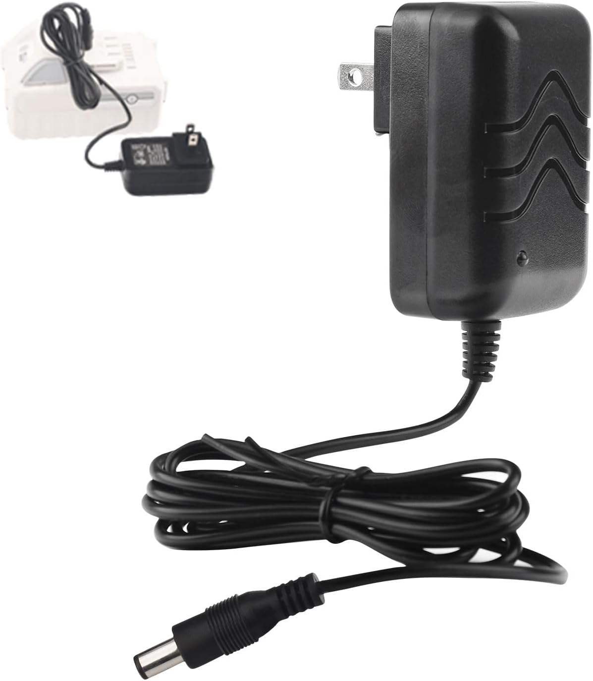 24VCHRG-QC iON+ Cargador rápido compatible con baterías Snow Joe iBAT24 y 24VBAT Series para todas las baterías iON 24VBAT-LTE, 24VBAT-LT, 24VBAT,