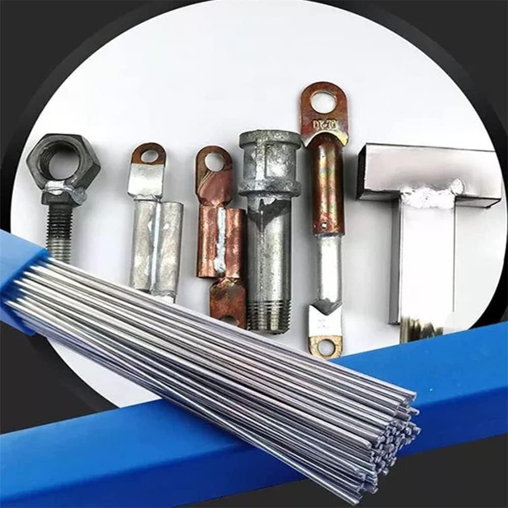 KCRPM 50100 unidades de alambre de soldadura de núcleo de fundente, alambre de soldadura universal de metal de 0.063 in, varillas de núcleo de flujo