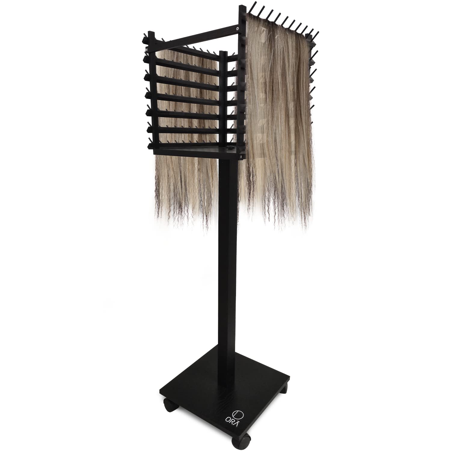 Estante de pelo trenzado, soporte para extensiones de cabello, herramientas de trenzado de cabello, organizador de productos para el cabello,
