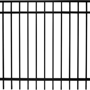 Weatherables Livingston Kit de valla de aluminio Kit de bricolaje para cercado de patio trasero y jardín, fabricado con aluminio duradero con Weatherables Livingston Kit de valla de aluminio Kit de bricolaje para cercado de patio trasero y jardín, fabricado con aluminio duradero con