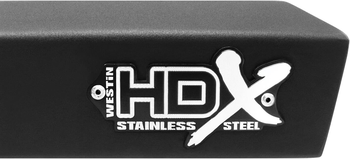 Westin 56-141252 HDX – Barras de paso de acero inoxidable Nerf  Compatible con Silverado Sierra 150025003500 2019-2023  doble cabina  1 par (negro)