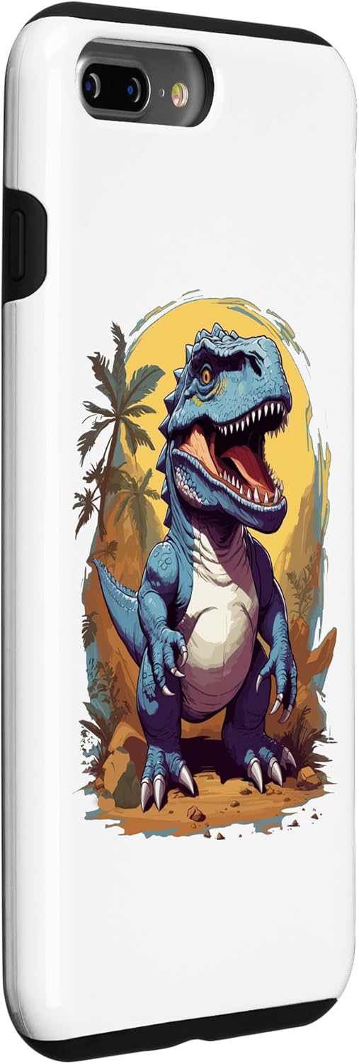 Funda con diseño de dinosaurio Giganotosaurus para iPhone 7 Plus8 Plus