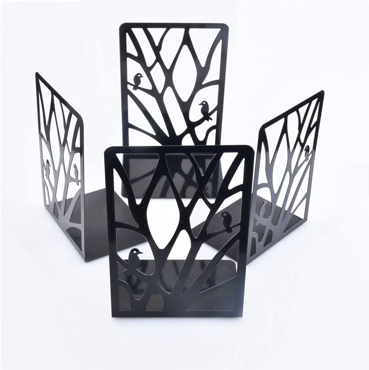 Sujetalibros decorativos de oficina, diseño de pájaro, tapón de metal resistente con base de goma antideslizante, soporte de sujeción para cuadernos