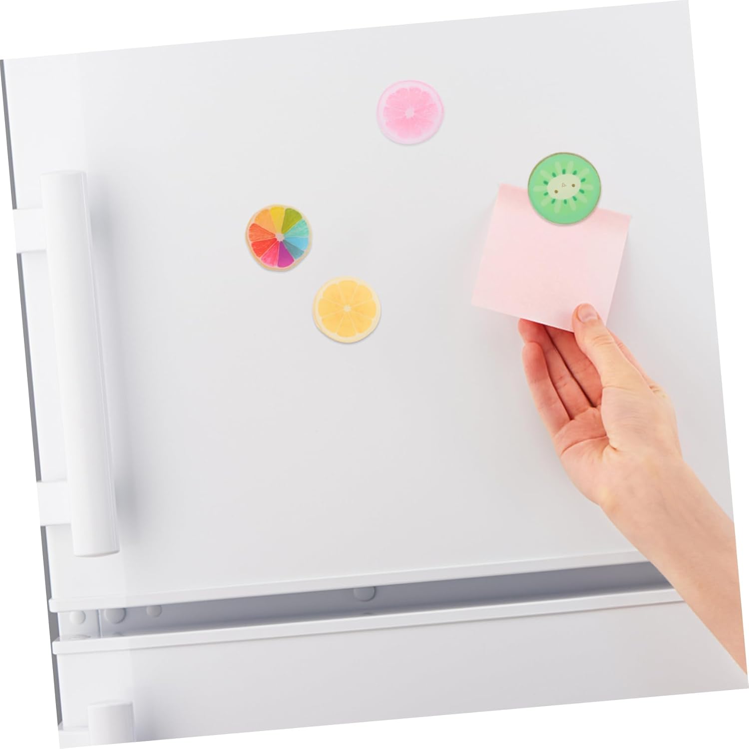 TIDTALEO Locker Decor 8pcs Fruit Soft Magnetic Refrigerator Magnetic Sticker Acrylic Cartoon Fridge Magnet
