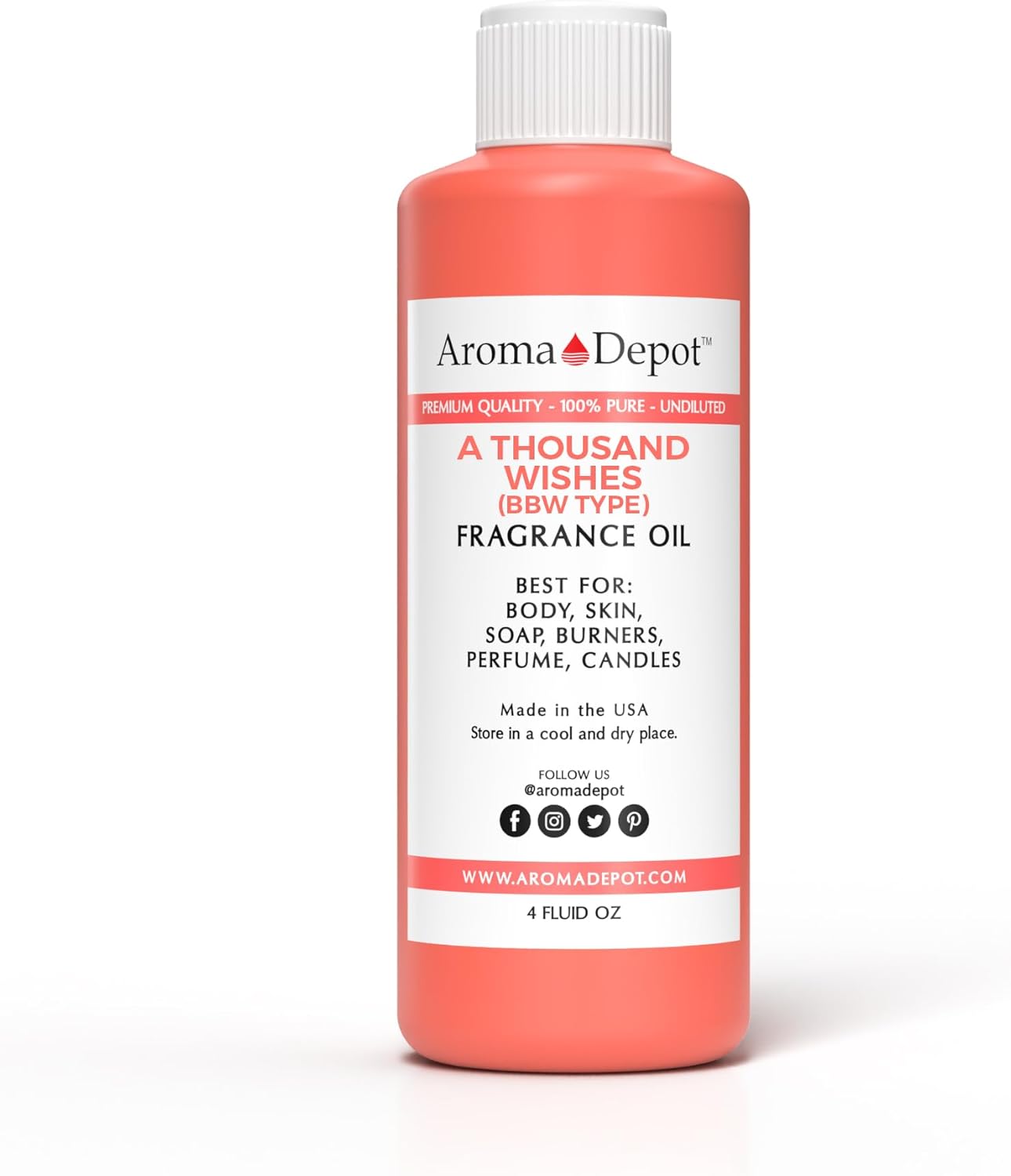A Thousand Wishes – Aceite de fragancia I Perfume I Skin Oil I Aceite perfumado. Proyectos de bricolaje como velas, bombas de baño, mantecas