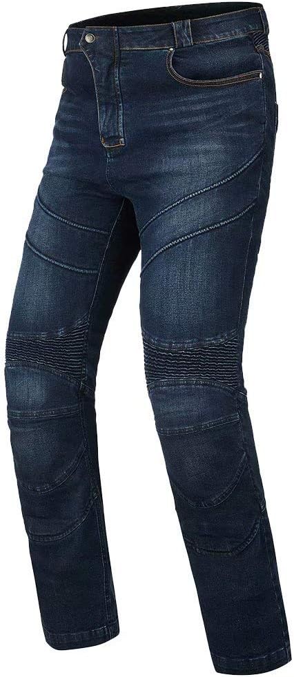 ILM – Pantalones de motocross para motocicleta para hombre son blindados, para andar en motocicleta, aventuras, turismo, etc.