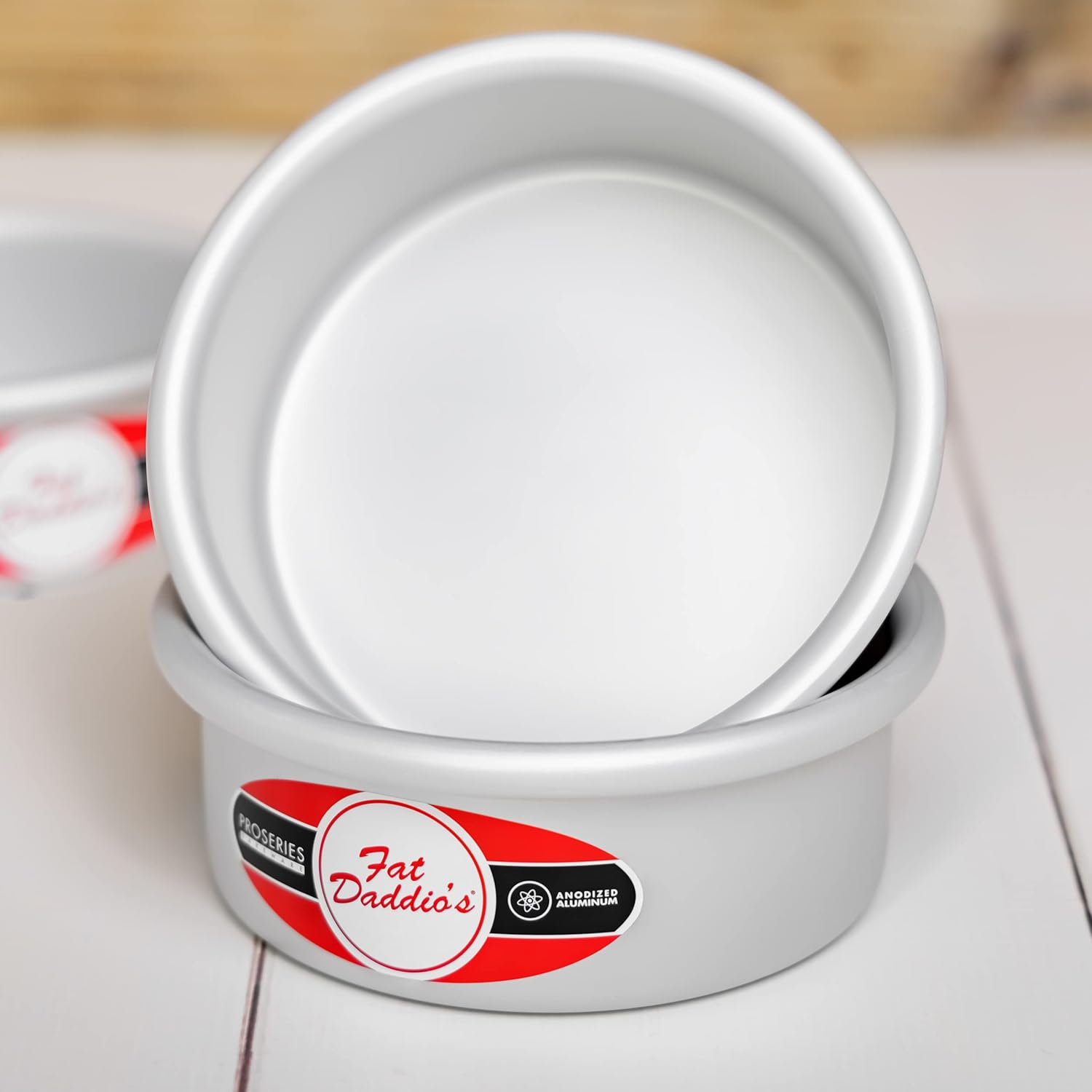 Fat Daddio’s PRD – Set de bandejas para hornear de alumino anodizado, Juegos, Plateado