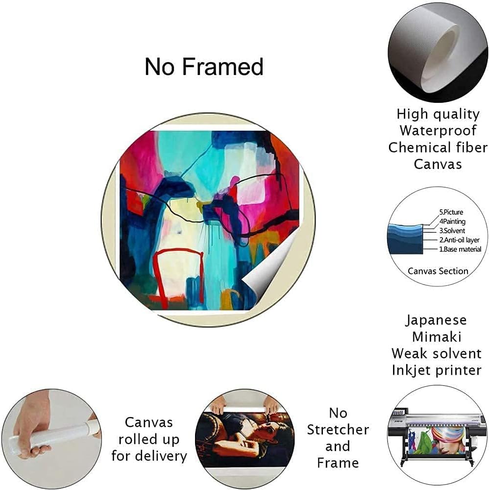 ULLiaN Carteles inspiradores de samurái japonés de Miyamoto Musashi para dormitorio, póster de pared, póster para decoración del hogar, lienzo
