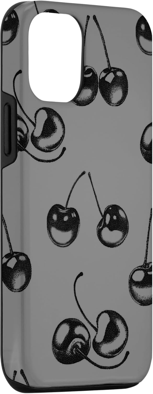 Funda gris para iPhone 1212 Pro Cherri Dig