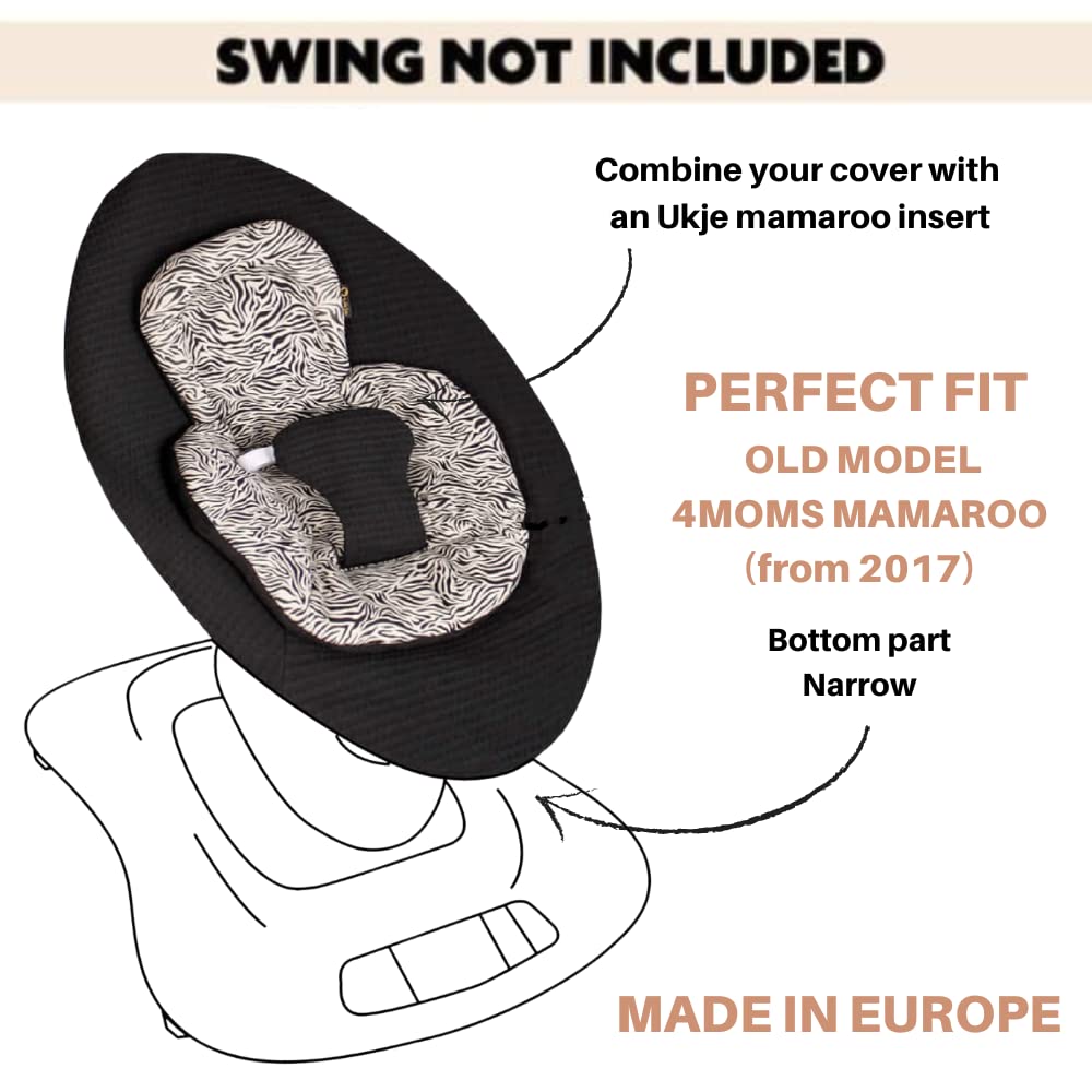 UKJE Funda protectora para balancín para bebé, compatible con el modelo anterior a 2022 MamaRoo 4 de 4moms MamaRoo 4 – Funda para columpio para