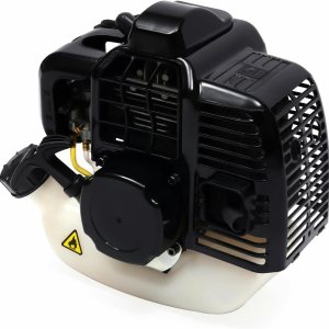 Kit de motor de motor de 2 tiempos de 49 CC, motor de repuesto de un solo cilindro refrigerado por aire, con tanque de combustible para scooters de Kit de motor de motor de 2 tiempos de 49 CC, motor de repuesto de un solo cilindro refrigerado por aire, con tanque de combustible para scooters de