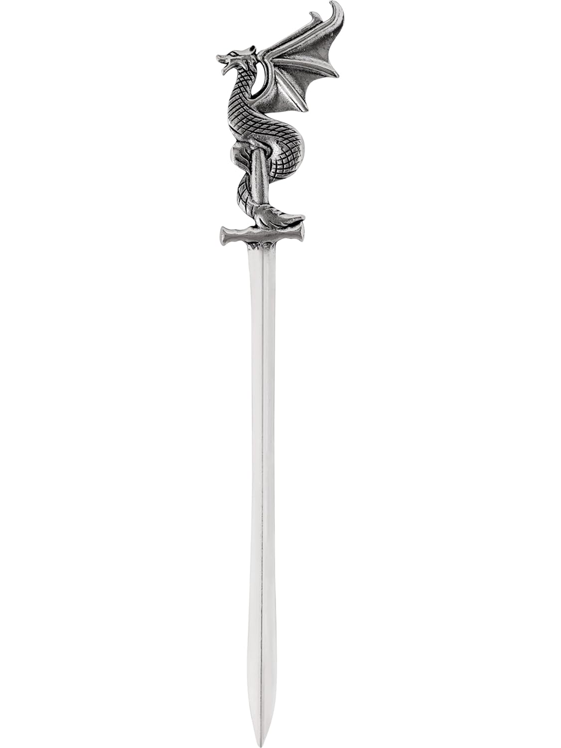 HAQUIL Palo de pelo de ala de dragón vikingo para mujeres y hombres, horquilla gótica punk con diseño de moda para hombres y mujeres, regalo de
