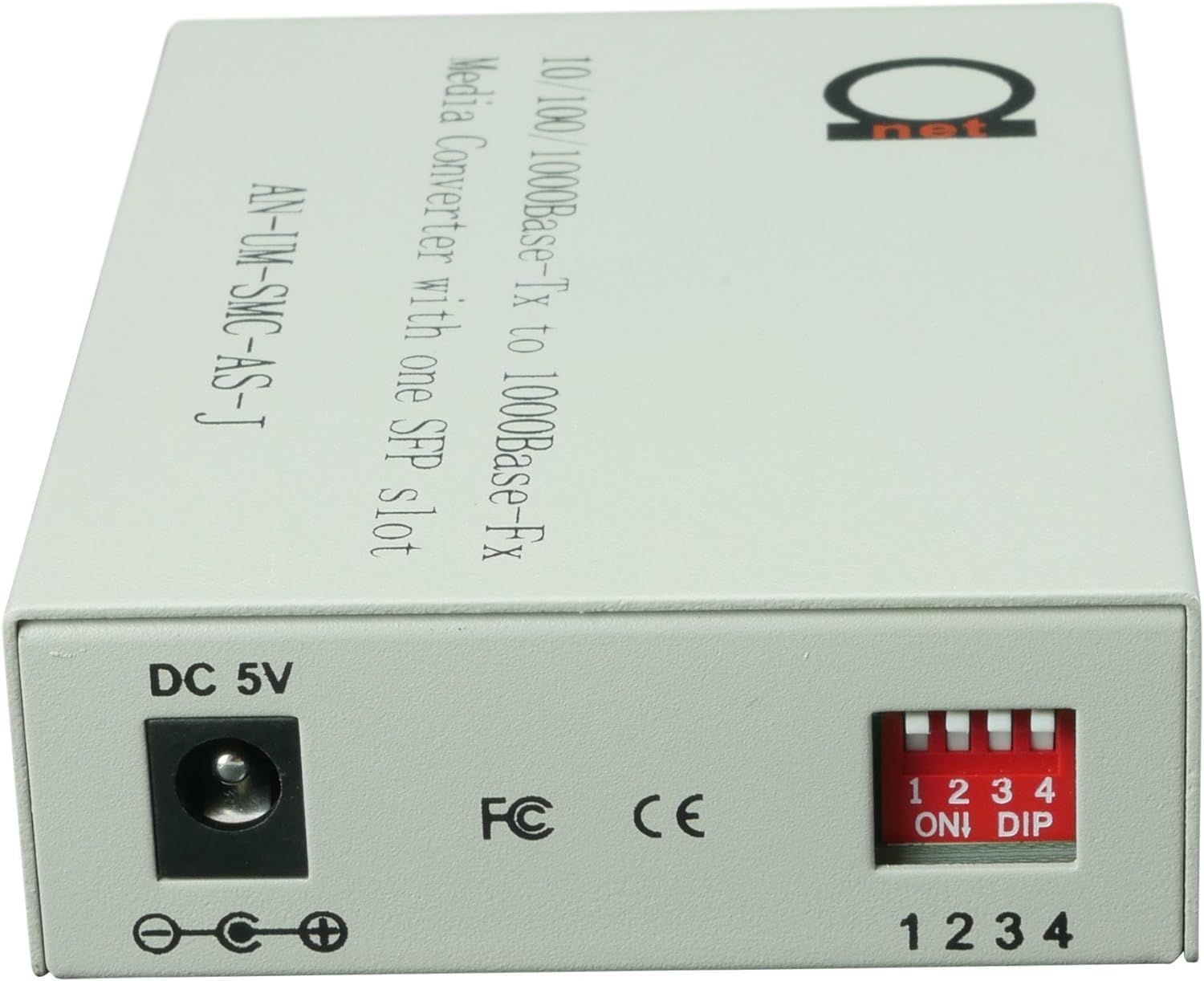 Convertidor multimodo de fibra Gigabit LC de 850 nm – Incluye SFP 1,804.5 ft (0,34 millas) LC – a UTP Cat5e Cat6 101001000 RJ-45 – Sensor automático